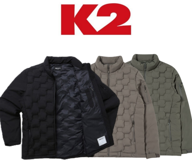 [매장정품] K2 세이프티 21JK-F102 블랙 가을 겨울 경량패딩 자켓 점퍼 야외용