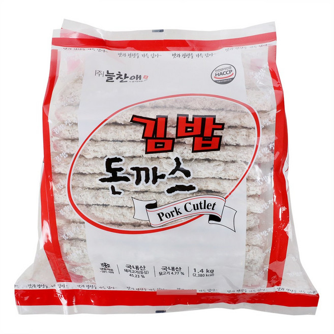 김밥돈까스 1.4kg(70g*20장), 1개, 1.4kg