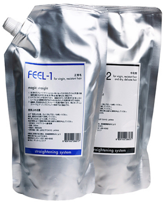 [DK COSMETIC] 이손 필 매직 스트레이트크림 (정상모용) 1제500ml+2제500ml, 1개, 500ml