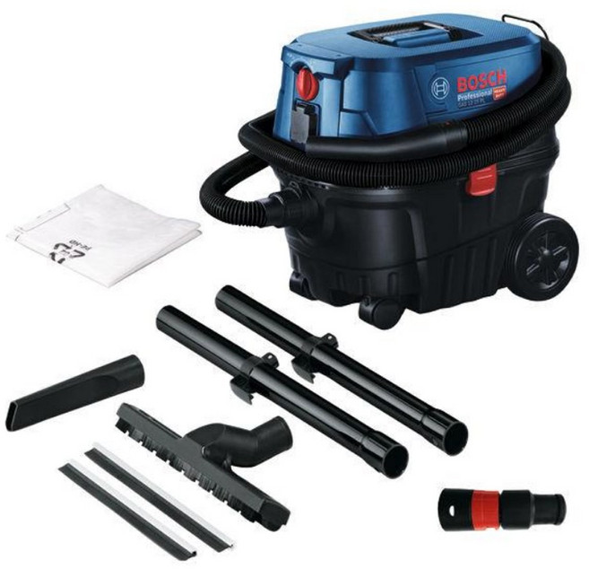 보쉬 GAS12-25PL 유선 건습식 청소기 L클래스 공구연동 산업용 집진기, 1개