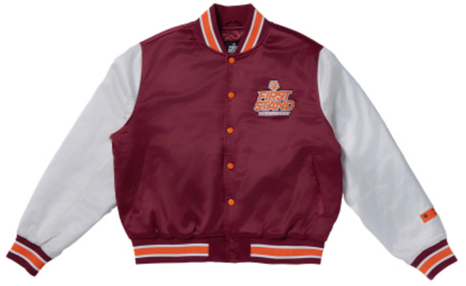 [국내정품] RIOT STORE 2025 First Stand 바시티 자켓 220379