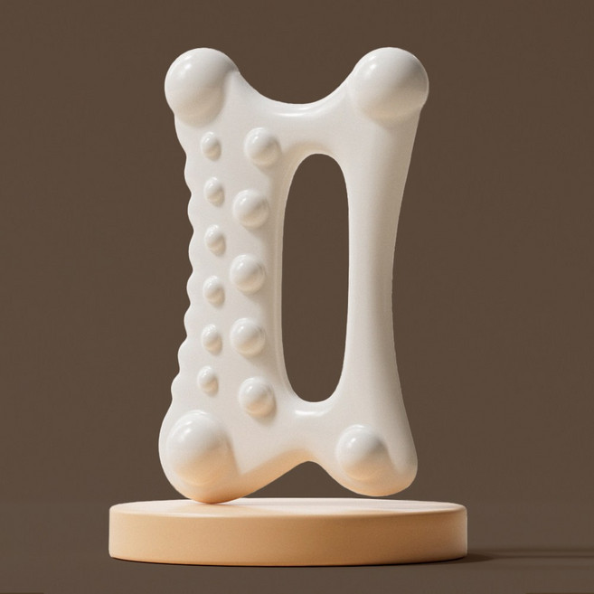 세라믹괄사 림프절마사지 붓기 승모근 바디 얼굴 괄사, 1개, 상세페이지 참조