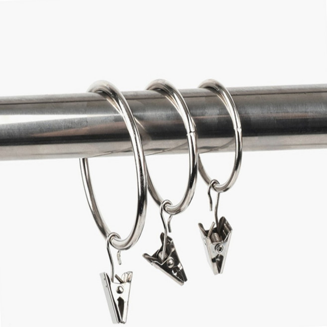 마이라온 커튼집게링 실버 커튼집게링50mm, 3 x 32mm