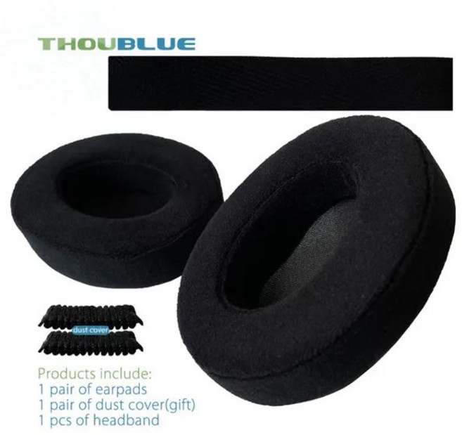 THOUBLUE-스틸시리즈 Arctis 7 7p 9 9X 프로 이어폰 교체용 이어 패드 메모리폼 커버 이어패드 헤드폰, [10] 3 and band1, 1개