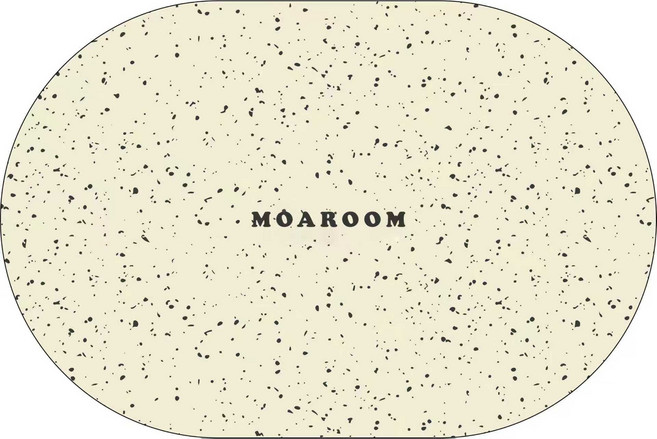 모아룸 오브제 빨아쓰는 규조토 발매트 원형, 크림