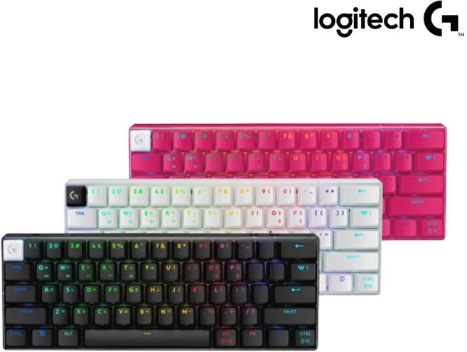 [로지텍코리아 정품] 로지텍G PRO X 60 LIGHTSPEED 로지텍 무선 게이밍 키보드, 리니어 화이트, G PRO X 60, 적축