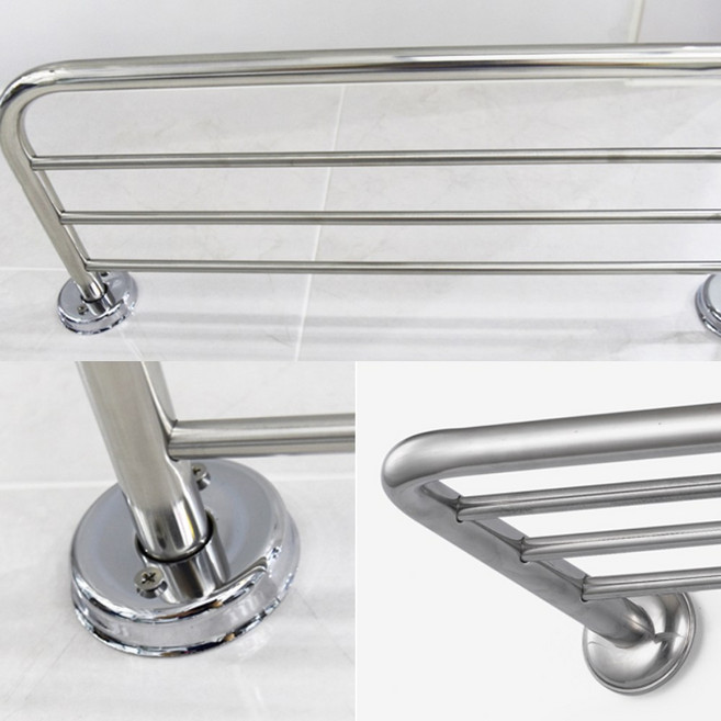 국내산 타공수건걸이 수건걸이교체 샤워타올 스텐 21x50cm, 1개