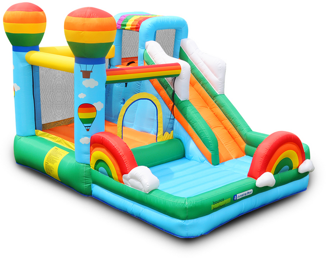 바운스브라더스 0240 레인보우벌룬 올에어 에어바운스, 1개