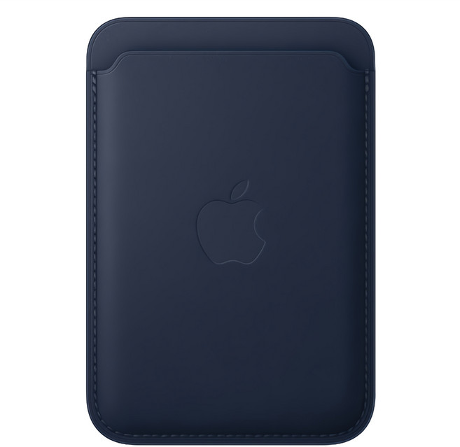 Apple 아이폰 맥세이프형 파인우븐 카드지갑, 딥블루, 1개