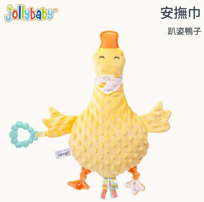 Jollybaby 趴姿安撫巾, 趴姿鴨子, 1個