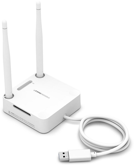 아이피타임 USB3.0 트라이밴드 무선랜카드 와이파이7 4dBi 지원 BE6500UA