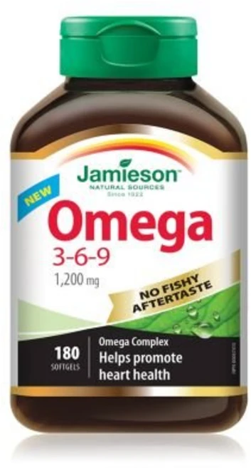 제이미슨 오메가 3-6-9 1200mg 180 소프트겔, 1개, 180정 - 쿠팡