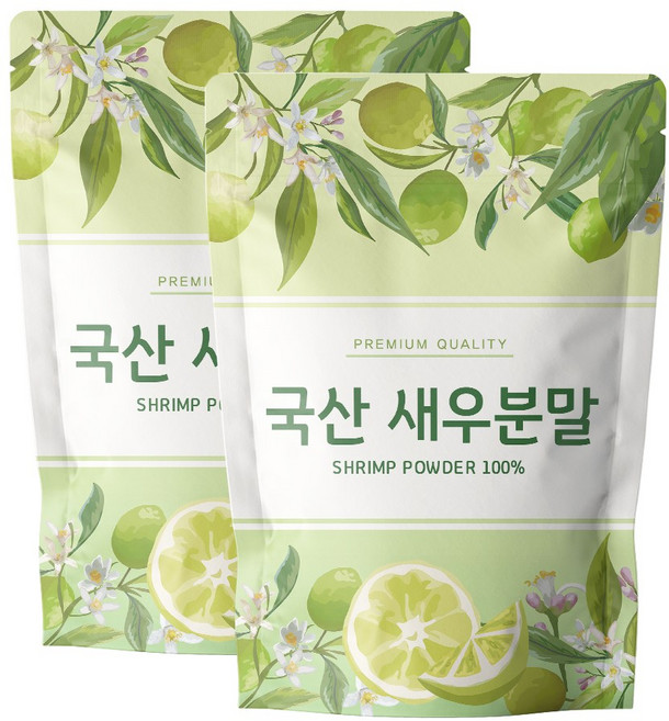 닥터릴리 새우 분말 가루 국산, 2개, 500g