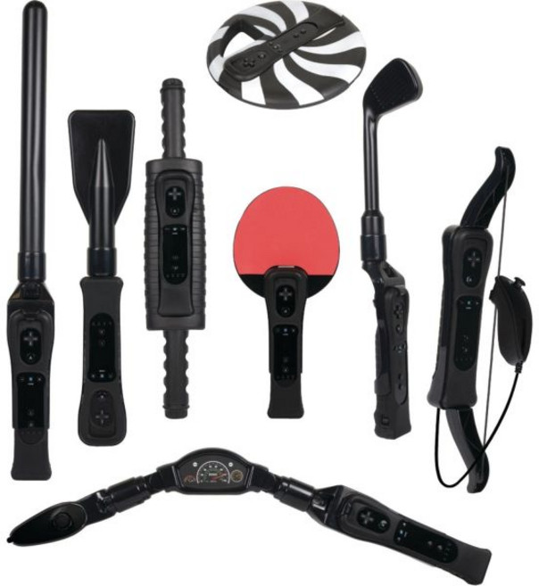 CTA Digital Wii 스포츠 리조트 8-in-1 팩 블랙 183578 3569241025