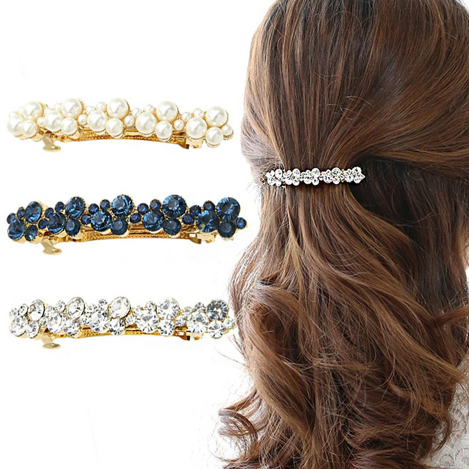 미다미 티아나 물방울 골드 자동핀