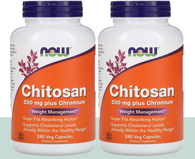나우푸드 키토산 크로뮴 240캡슐 11주분, 240정, 2개