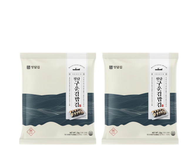 정담김 구운 김밥김 10p, 22g, 2개