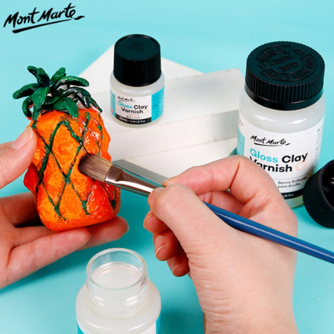 점토 바니시 Mont Marte Gloss Clay Varnish 몽마르트 바니시, ST484 바니시20ML, 1개
