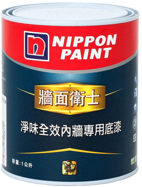 Nippon Paint 隔熱水切 水性機能型防水塗料, 1個, 4公斤裝