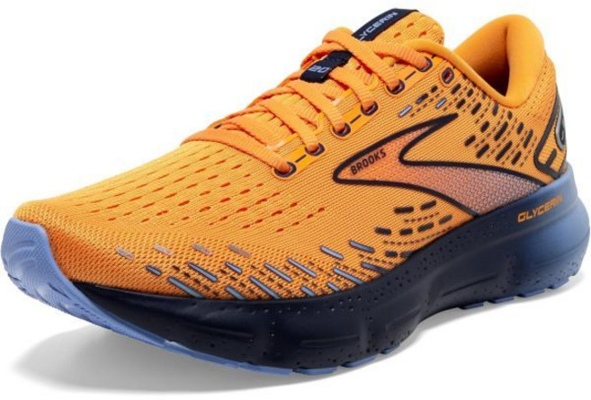 브룩스 남성 글리세린 20 뉴트럴 런닝화 오렌지 블랙 블루