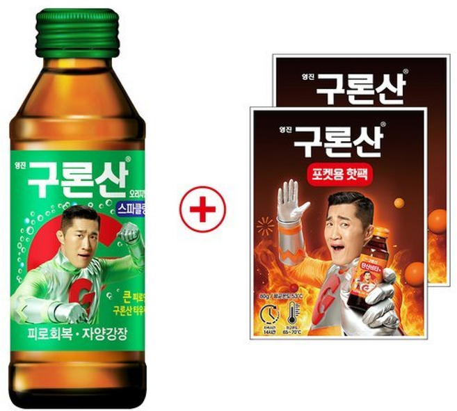 영진 구론산 스파클링 +구론산 핫팩 증정, 30개, 150ml