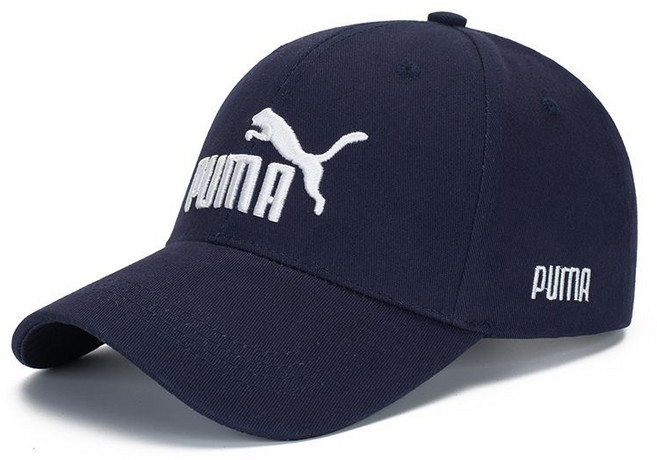 男女刺繡棒球帽 韓版鴨舌帽 休閒運動防曬遮陽帽, 小馬【藏藍】大小可調節【52cm-62cm】, 1個