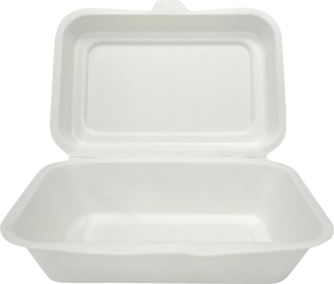 [B-001] 투고팩 펄프도시락 일체형 펄프용기 원터치 50개, 1개