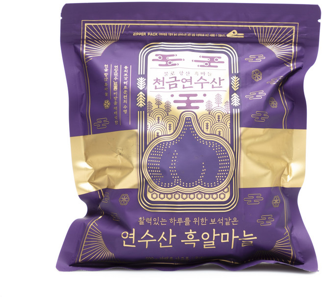 [이가락흑마늘]천금연수산 알흑마늘 500g (남해마늘), 1개