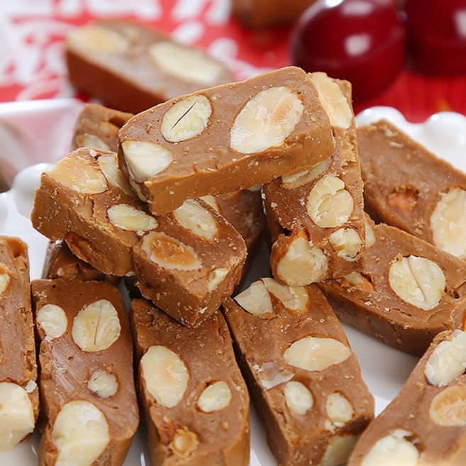 누가캔디 누가사탕 유가 토피넛 대용량 씨솔트 카라멜 아몬드사탕, 500g, 500g