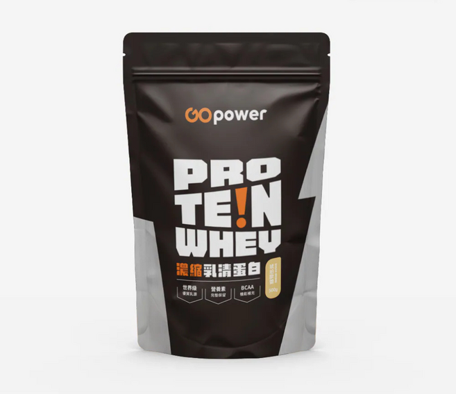 GOPower 果果能量濃縮乳清蛋白飲 琥珀歐蕾 優質乳清蛋白 低脂低糖 獨立包裝 隨時補充能量, 500g, 1包