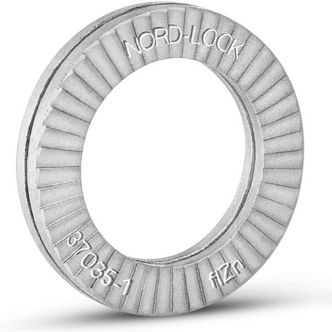 NordLock Wedge Locking Washer 아연 플레이크 코팅 스틸Delta Protect 와셔 M8 볼트용 내진동 안전 20쌍