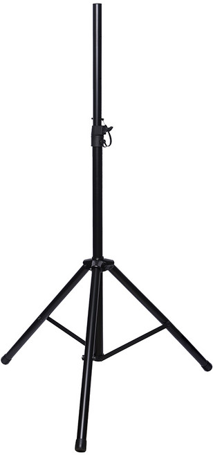 웨이브 헤비 스피커스탠드 WSS-F2 최대하중 70kg 롱스탠드 공연 촬영 교회 연주회용, 블랙, 1개, WSSF2