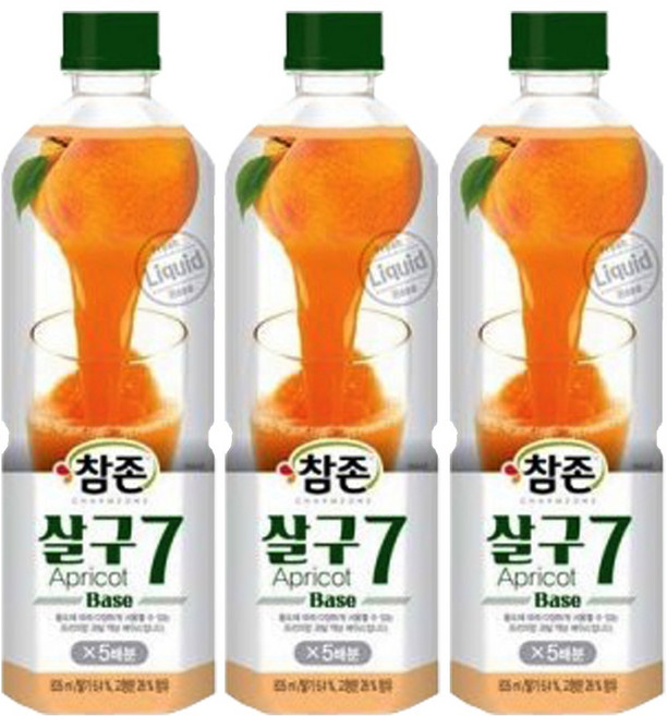 참존 살구7 베이스 835ml, 3개