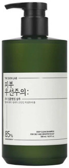 지성 두피용 피부우선주의 샴푸 500ml, 1개 - 쿠팡