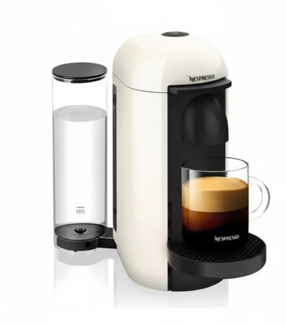 네스프레소 버츄오 플러스 캡슐커피머신, GCB2(화이트), 화이트