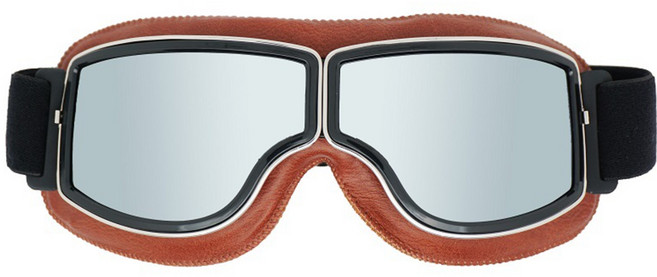 엠파이어 자외선차단 스포츠 고글 오토바이 스키 방풍 스쿠터 빈티지 고글, 레트로고글 X700, 미러실버