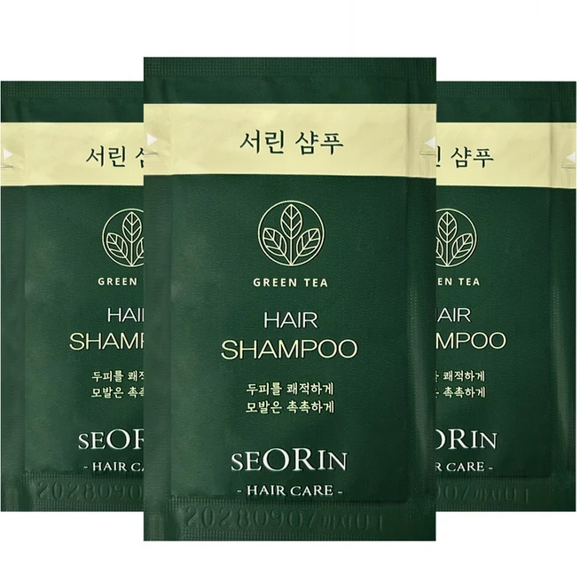 댕기머리 서린 일회용 샴푸, 8ml, 1000개 - 쿠팡