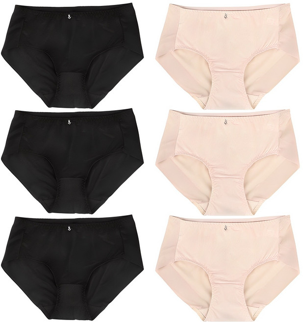 예스플러스 _무형광 40데니아 짱짱한 노라인팬티 6P