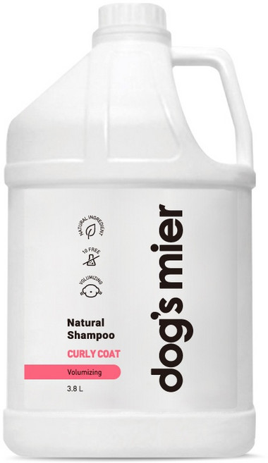 독스미어 내츄럴샴푸-곱슬모견용 3800ml 대용량, 1개, 3.8L