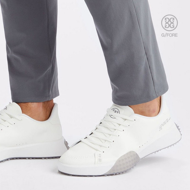 지포어 G.112 PU 레더 심리스 신세틱 남성 로우 골프화 스노우 S.NIM