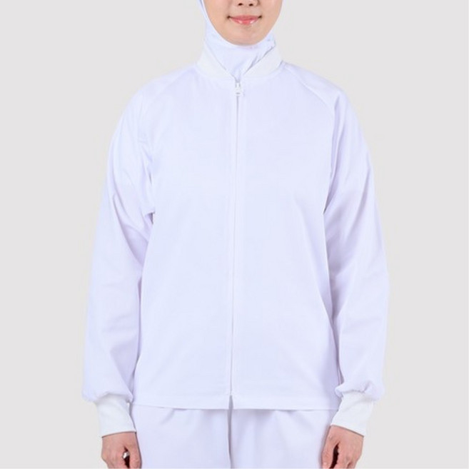 HACCP 육가공 식품공장 활동편한 가을 겨울 위생복 활동성 추천 제빵공장, XXXL, 상의 화이트