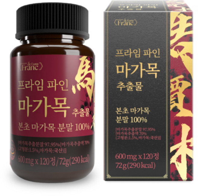 [정품] 프라임 파인 마가목 추출물 본초 마가목 분말 100% 식약청 인증 해썹, 1개, 120정