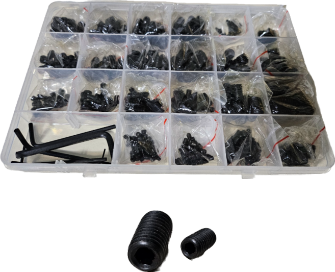 포커싱 M2 M3 M4 M5 M6 M8 무두 볼트 렌치 세트 666pcs, 1세트