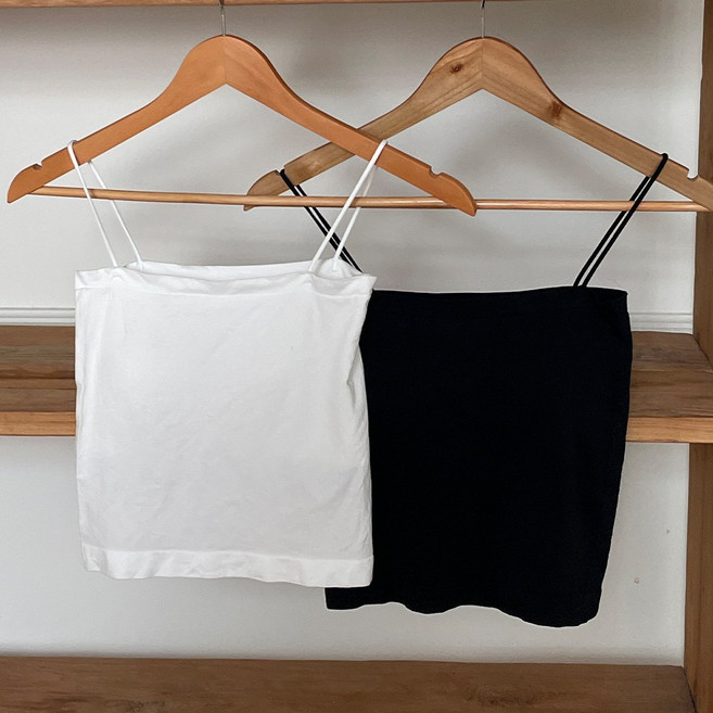 오누이디스플레이 캡내장 끈나시 브라탑 나시 2장 세트