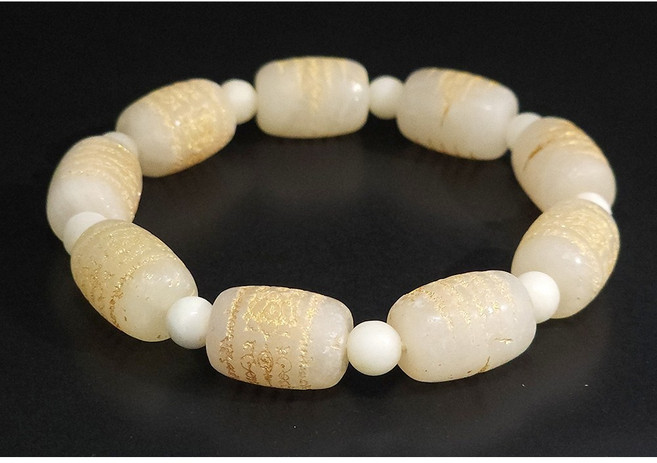 龍宮舍利手鍊 白金剛蓮花五條經 L-CC-A180, 1個