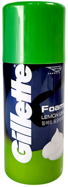 질레트 레몬 라임 쉐이빙 폼 1p 면도크림 쉐이빙폼 면도거품 남자쉐이빙폼 쉐이빙젤aldydrkwjstodghkfdydvna4167, 175g, 1개