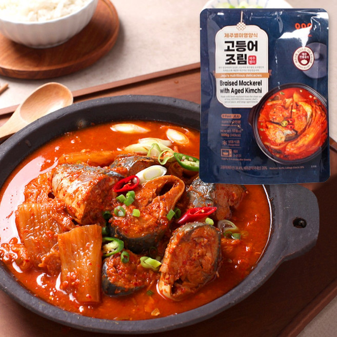 [제주웰링] 제주도맛집 간편식 영양식 고등어조림 500g, 1개