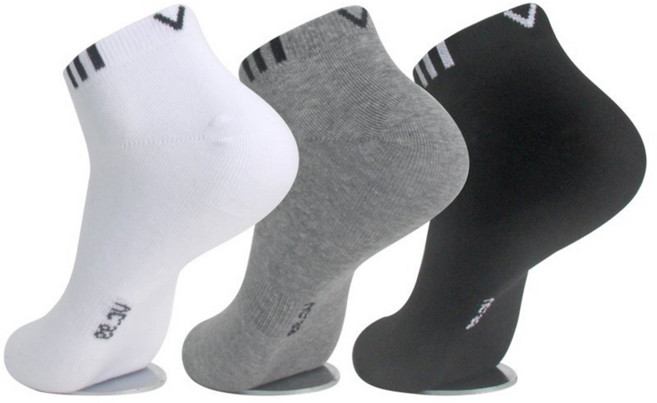 100% 천연 순면 국산 땀흡수 남성 봄 캐주얼 유니키 라인 발목양말 세트