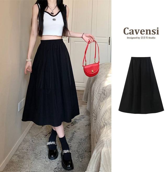 Cavensi 傘擺蛋糕長裙