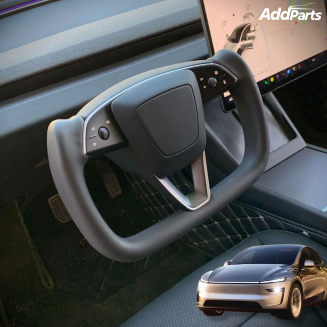 에드파츠 테슬라 모델Y 주니퍼 요크핸들 350mm, 블랙